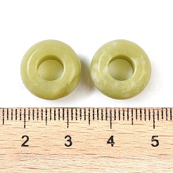 Natural Chinese Southern Jade European Beads&nbsp;X-G-G740-14x8mm-40