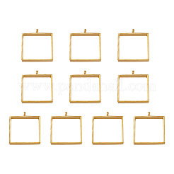 Alloy Open Back Bezel Big Pendants&nbsp;PALLOY-TA0021-02G