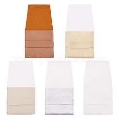 5Pcs 5 Colors Square PU Leather Envelope Pouches&nbsp;ABAG-TA0001-81