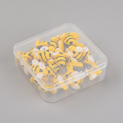 Plastic Bee Push Pins&nbsp;LS-AJEW-WH0189-56