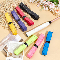 8Pcs 8 Colors PU Leather Anti-slip Badminton Tennis Racket Grip Tape&nbsp;DIY-SP0005-46