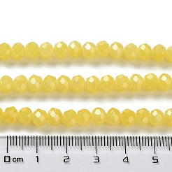 Baking Paint Imitation Jade Glass Bead Strands&nbsp;DGLA-A034-J4MM-A