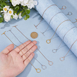 24Pcs 3 Colors 304 Stainless Steel Cable Chains Bracelets for Women&nbsp;BJEW-HS00008