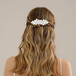 2Pcs Alloy with Glass Rhinestone Hair Barrettes&nbsp;OHAR-BBC0001-01