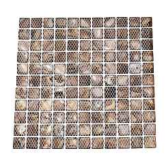 Natural Freshwater Shell Mosaic Tile Cabochons&nbsp;SHEL-Q029-09
