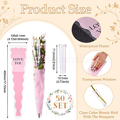 50Pcs OPP Flower Bouquet Wrapping Craft Paper&nbsp;DIY-TA0010-92