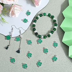 60Pcs Rack Plating Alloy Enamel Pendants&nbsp;ENAM-SC0004-68