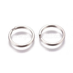Tarnish Resistant 304 Stainless Steel Split Key Rings&nbsp;STAS-I107-24P-2x28