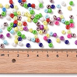 Opaque Colours Luster & Silver Lined & Transparent & Frosted Colours 6/0 Glass Seed Beads&nbsp;SEED-A030-03E