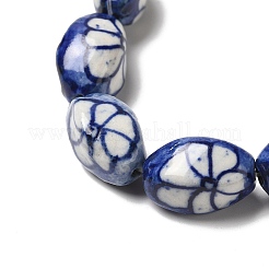 Blue and White Porcelain Beads&nbsp;PORC-C003-02
