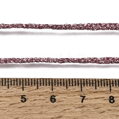 3.5MM Polyester Metallic Cord Braided Cord Necklace Making&nbsp;FB-CBAA152-01P