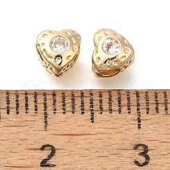 Brass Micro Pave Cubic Zirconia&nbsp;KK-Q001-03G-02