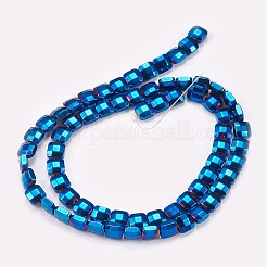 Electroplated Non-magnetic Synthetic Hematite Beads Strands&nbsp;G-P367-E05