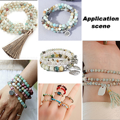 3Strands 3 Styles Natural Flower Amazonite Beads Strands&nbsp;G-PA0001-42