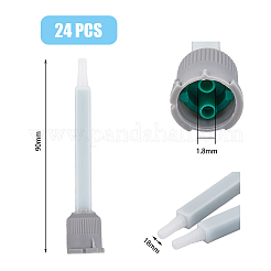 Plastic Epoxy Mixing Nozzle Tips&nbsp;TOOL-WH0131-08B