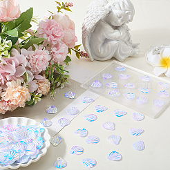 50G Resin Imitation Shell Pendants&nbsp;RESI-CY0001-01A