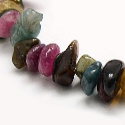Natural Multicolor Tourmaline Nuggets Bead Strands&nbsp;G-L154-B-07