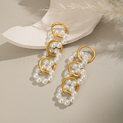 304 Stainless Steel Round Ring Hoop Earrings&nbsp;DS4927