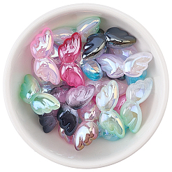 20Pcs UV Plating Opaque Acrylic Beads&nbsp;OACR-PA0001-90