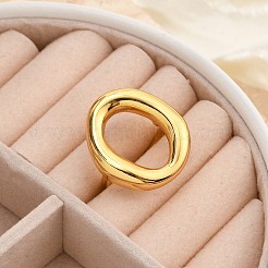 Brass Open Cuff Rings for Women&nbsp;RJEW-F171-01G-02