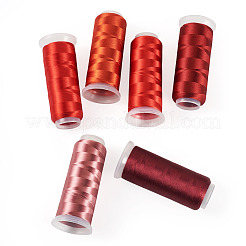 6Rolls 6 Colors Velour Yarn&nbsp;AJEW-TA0002-70A