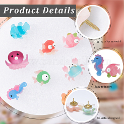 28Pcs Iron Push Pins&nbsp;AJEW-CP0005-73