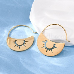 304 Stainless Steel Dangle Earrings&nbsp;EJEW-Z118-07G-01