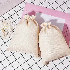 Burlap Packing Pouches Drawstring Bags&nbsp;ABAG-BC0001-07A-18x13