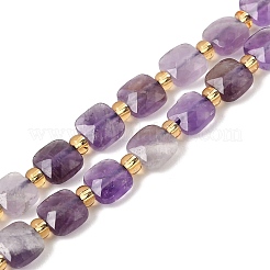 Natural Amethyst Beads Strands&nbsp;GG-CBA96AE-A03-6x6mm