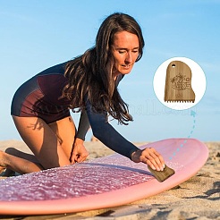 3Pcs Bamboo Surfboard Wax Comb&nbsp;DIY-FG0006-74