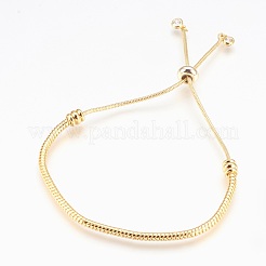Adjustable Brass Bolo Bracelets&nbsp;BJEW-P218-05