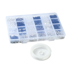 DIY Alloy & Glass & Acrylic Mobile Phone Strap Making Kits&nbsp;DIY-FS0006-65