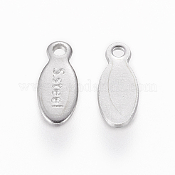 Non-Tarnish 304 Stainless Steel Charms&nbsp;STAS-L195-12P
