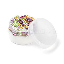 300Pcs 6 Colors Halloween Theme Baking Paint Glass Pearl Round Beads&nbsp;HY-FS0001-03