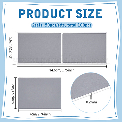 50Pcs Paper Coated Scratch Off Film Password Sticker&nbsp;DIY-WH0128-30C