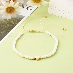Adjustable Nylon Thread Braided Bead Bracelets&nbsp;BJEW-JB06450-02