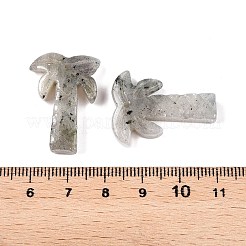 Natural Larvikite Coconut Tree Pendants&nbsp;G-N342-02G