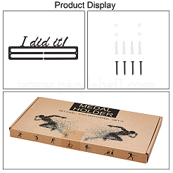 Iron Medal Display Hanger&nbsp;HJEW-WH0008-70