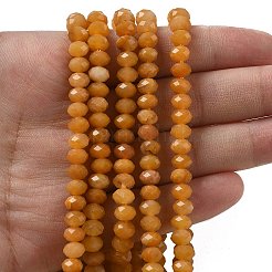 Natural Topaz Jade Bead Strands&nbsp;G-D344-A36-02