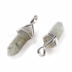 Natural Labradorite Pointed Pendants&nbsp;G-K329-61P