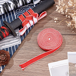 Coarse Synthetic Fiber Filament Ribbons&nbsp;DIY-WH0759-13C
