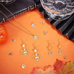 10Pcs 5 Style 316 Surgical & 304 Stainless Steel Enamel Charms&nbsp;STAS-CN0001-24