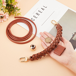 PU Imitation Leather Braided Bag Handles and Purse Drawstring&nbsp;FIND-WR0009-12