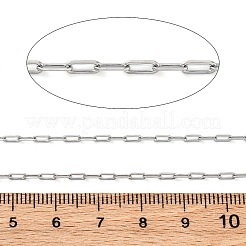 304 Stainless Steel Paperclip Chains&nbsp;CHS-M009-04P-01