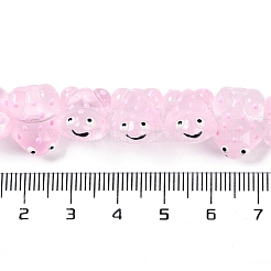 Transparent Glass Enamel Beads Strands&nbsp;GLAA-B021-05I