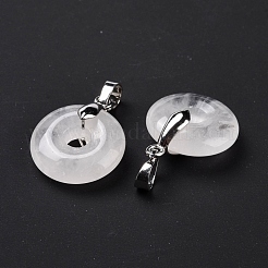 Natural Quartz Crystal Pendants&nbsp;G-E059-01P-06