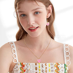 5Pcs Glass Beaded Pendants&nbsp;FIND-TA0009-10