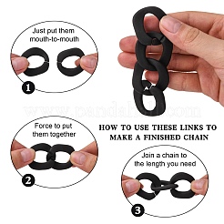 Rubberized Style Acrylic Linking Rings&nbsp;OACR-N011-007C