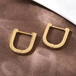 304 Stainless Steel Arch Hoop Earrings&nbsp;EJEW-I320-26G-01