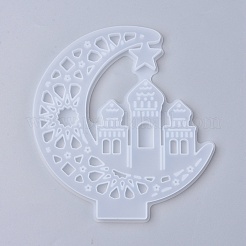 DIY Castle Crescents Moon Silicone Molds&nbsp;X-DIY-I034-02